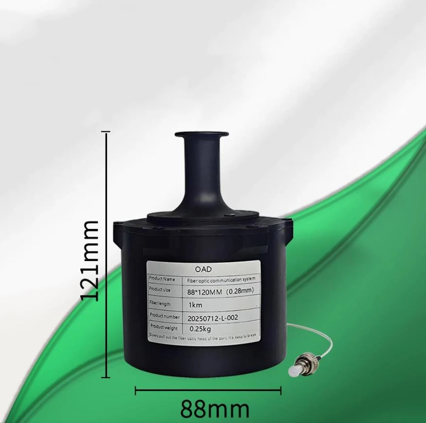 

FPV Fiber Optic Module Image Digital Module Anti-Interference 0.3mm Fiber Optic Canister 2KM/3KM/5KM/10KM/15KM/20KM For RC Drone