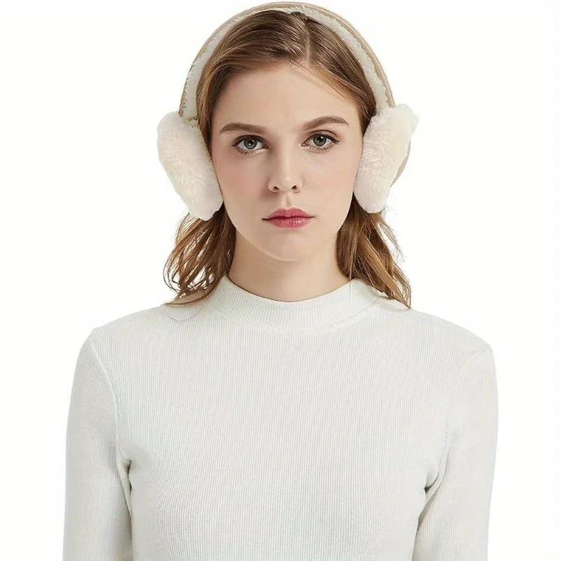 Classic Plush Earmuffs - Soft, Warm & Cozy Winter Ear Warmers for Outdoor Activities