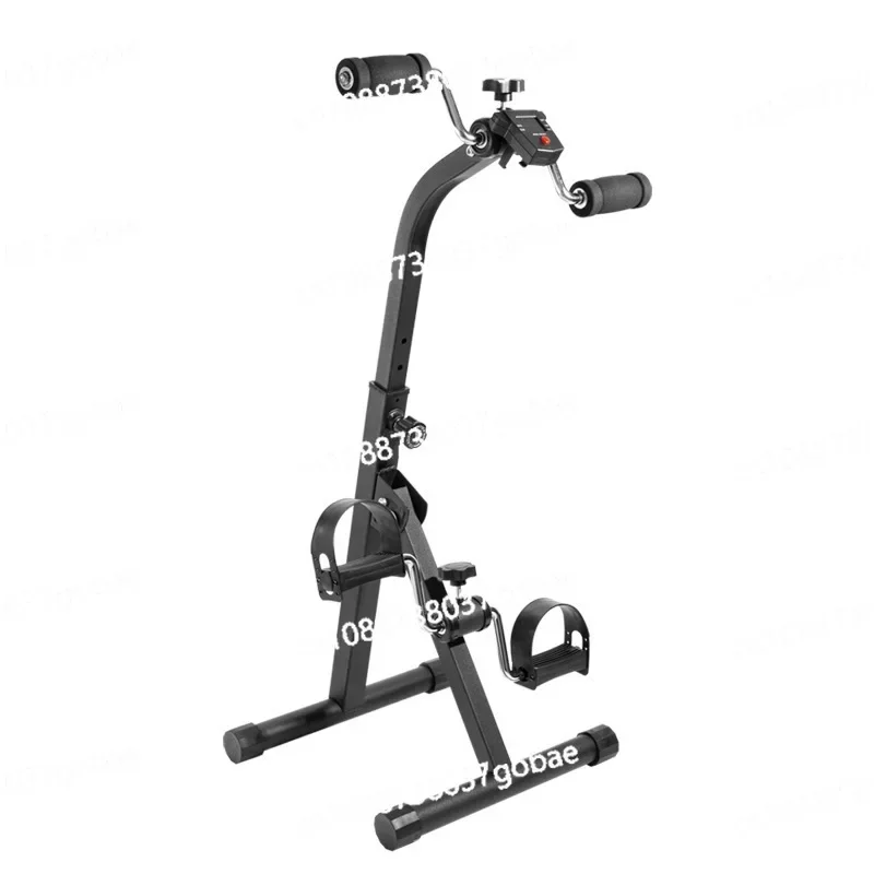 

Foldable upper and lower limb hand and foot trainer, exercise stepper machine