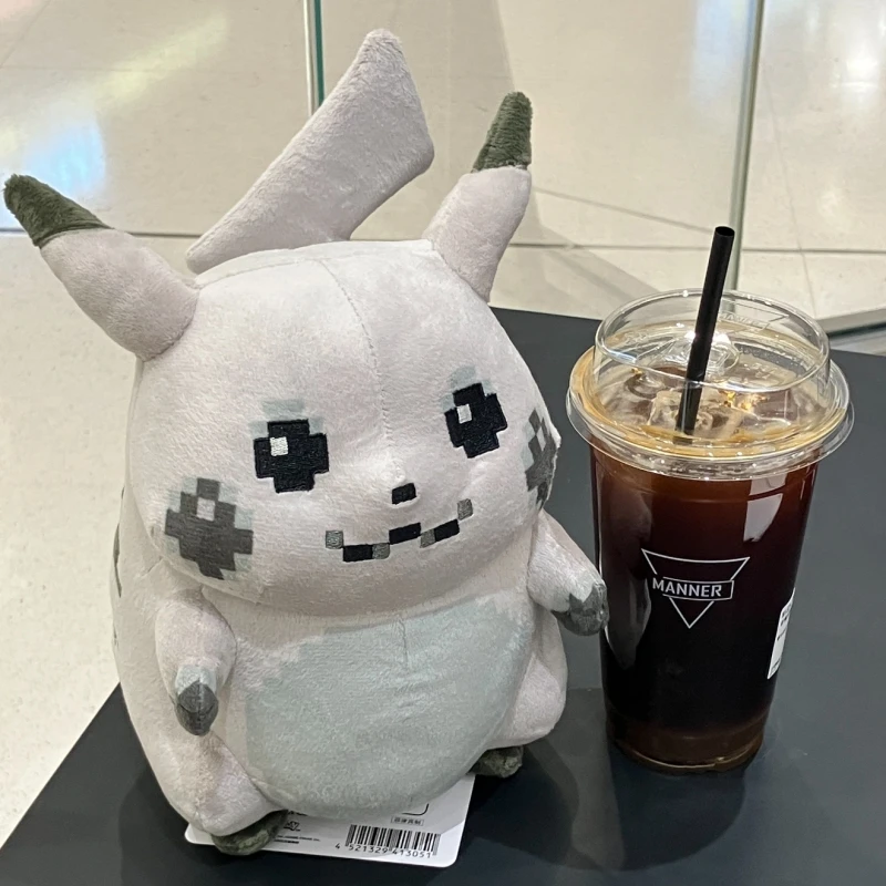 

Плюшевая игрушка Pokemon Center Pikachu в пиксельном стиле к 30-летию PokéMon, коллекционная кукла для фанатов аниме, подарок для детей