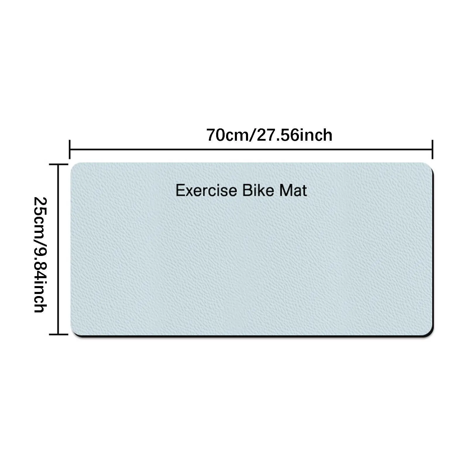 

Gym Rubber Mat Heavy Duty Carpet Protector Exercise Equipment Training Pad for Indoor Cycling