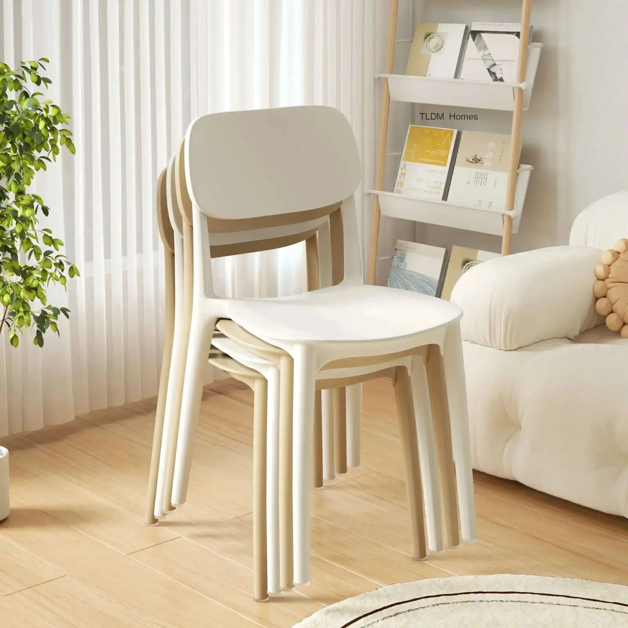 

Living Room Dinning Chairs Plastic Cafe Outdoor Dresser Chairs Kitchen Modern Balcony Patio Sillas De Comedor Home Furniture