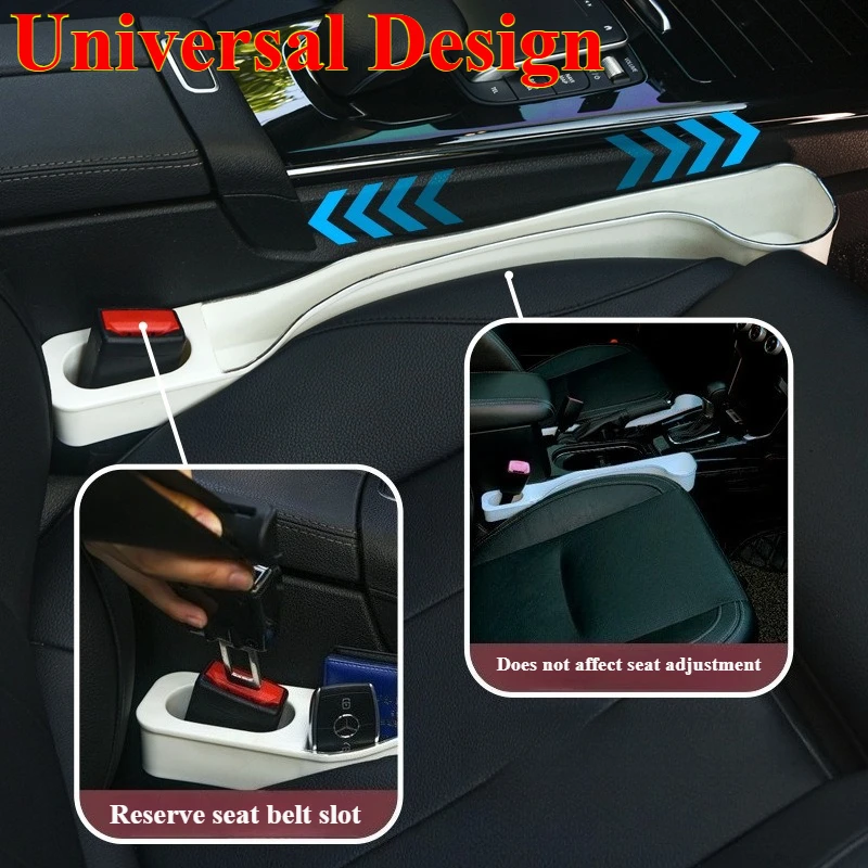 

2PCS Universal Design Car Front and Rear Seat Gap Cup Holders Multifunctional Car Organizer Box