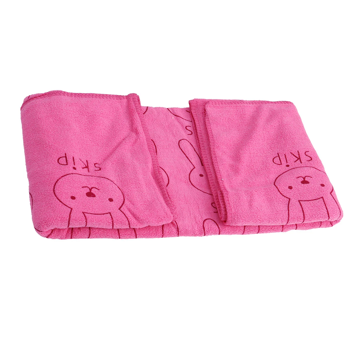 Microfiber Fast-Dry Pet Bath Towel Dry Towel for Pet Dog Puppy Cat Over Size (Rose Red) Pet Towel dog towel