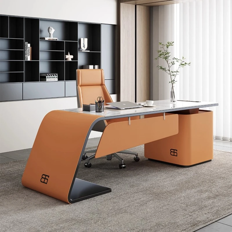 Eck-Arbeitsplatz Stehpult Gaming-Computertisch Büro-Studier-Schreibtisch L-förmiger Organizer Chefschreibtisch Schlafzimmer Wohnmöbel
