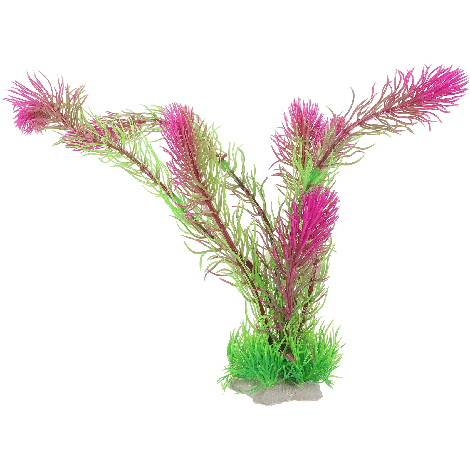 

Large Tall Artificial Pine Branch Plants for Fish Tank Aquarium Decorations Plastic Red L scaping Accessories Pets Supplies