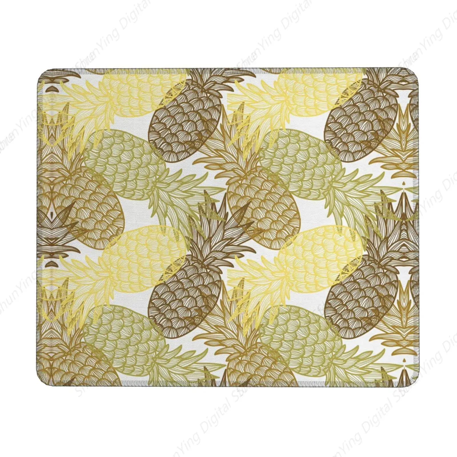 

Exotic Tropical Pineapple Mouse Pad With Anti Slip Rubber Gaming Mouse Pad Suitable For Computers Laptops Offices 18*22cm