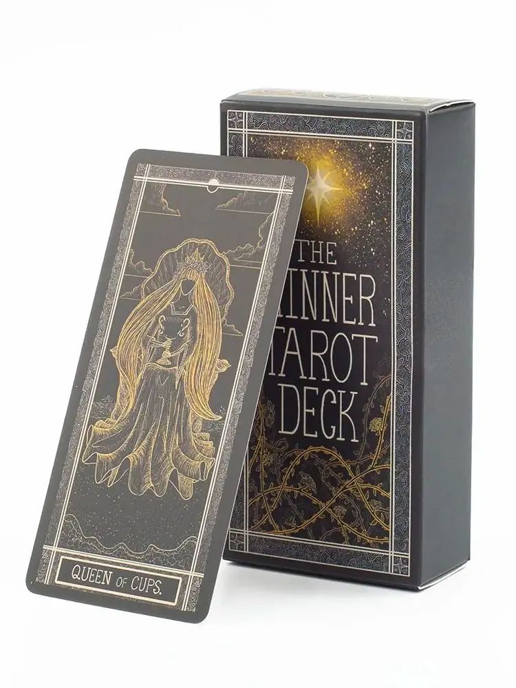 Le Kinner Tarot Deck 87 pièces Divination destin Tarot Oracle cartes fête divertissement jeu de société cartes 11.3*5.5 cm