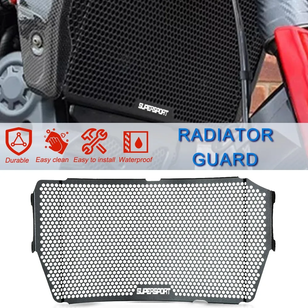 

2025 2024 Radiator Guard For Ducati SuperSport / S/ 939 / 939 S/ 950 / 950 S 2017-2024-2025-2026 Grille Grill Cover Protection