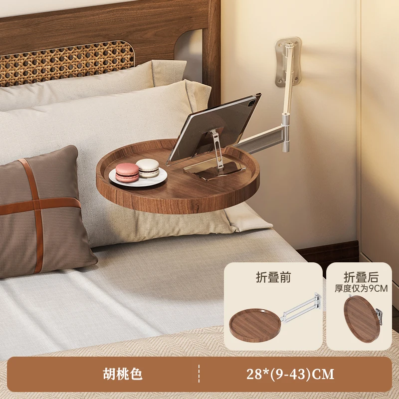 

Bedside table foldable bedroom small suspended bedside shelf multi-functional creative small table simple small side table