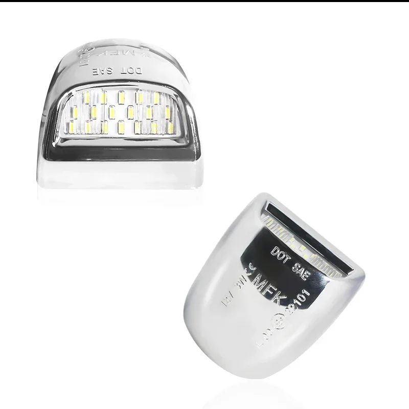 For Cadillac Escalade ESV/EXT For Chevy Avalanche 1500 Silverado 1500 For GMC Sierra 1500 Yukon White LED License Plate Lights