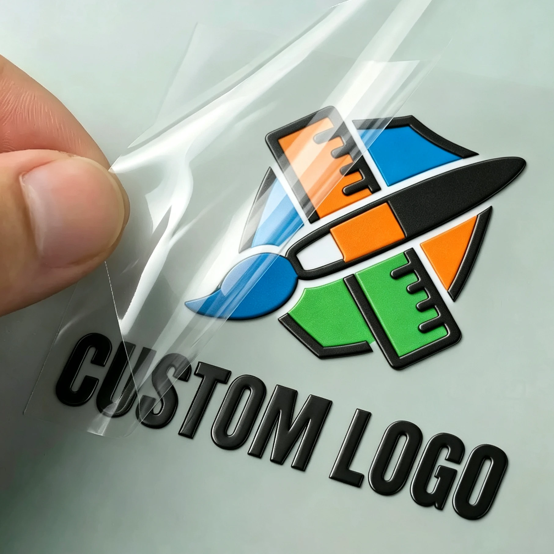50 Stück personalisierte Aufkleber, individuelle Logo-UV-DTF-Aufkleber, maßgeschneiderte Transferaufkleber, 3D-Hochzeitsetiketten, wasserdicht für