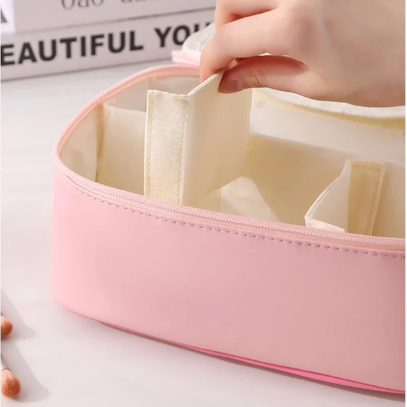 Genuine Sanrio Characters PU Makeup Bag for Women Large Capacity Waterproof Portable Commuter Travel Handbag Storage Bag - view 4