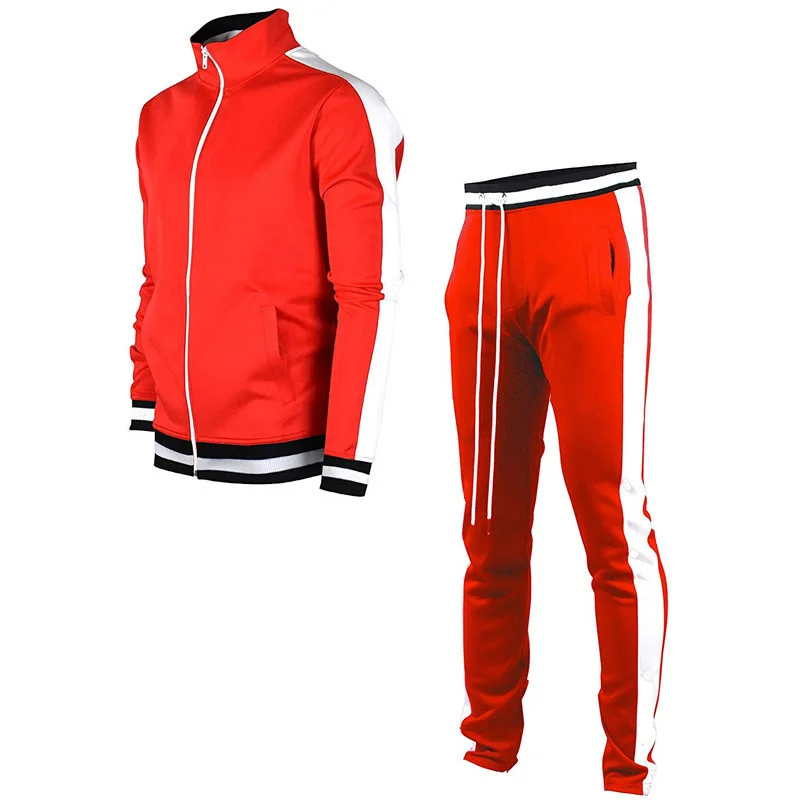 

Men's Sports Suit Running Pants Sweatirt 2 Piece Set Long Sve Casual Sportswear Autumn Collection Youth Faion