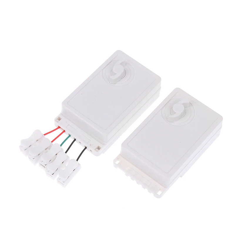 LED String Dimmer EK-04 2/4-Way 8 Function Knob/Solder-Free Type Light Adjustment Type Push Button Controller