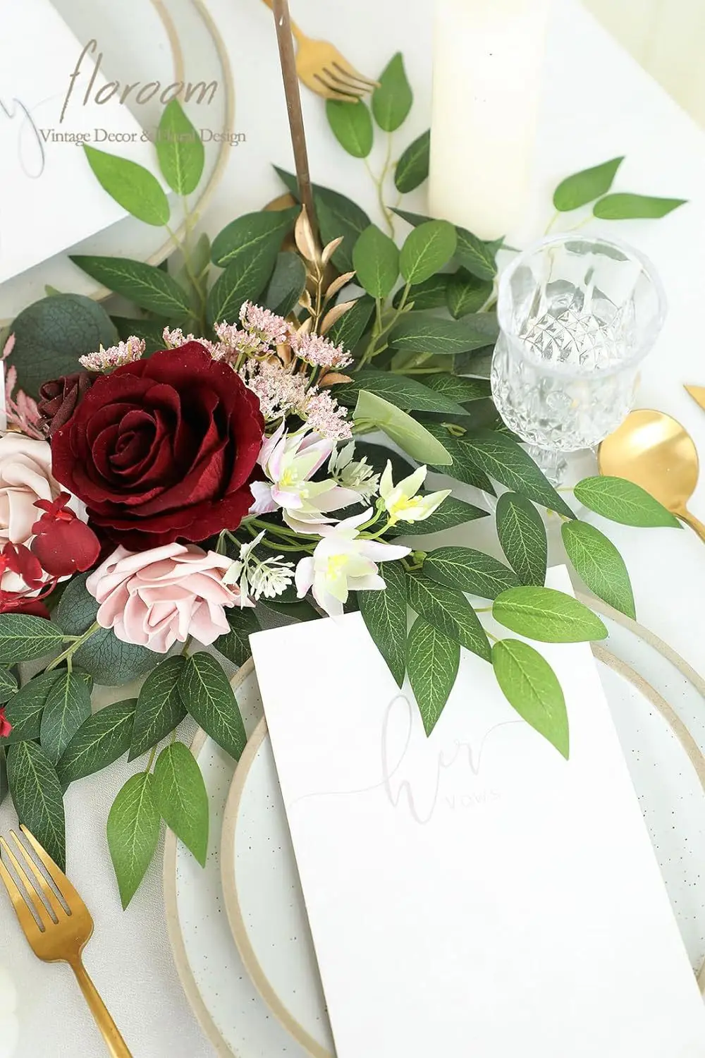 Italian Ruscus Greenery Stems Artificial Green Leaf Plants Hanging Spray For DIY Wedding Arch Filler Table Centerpieces Home Dec - Image 6