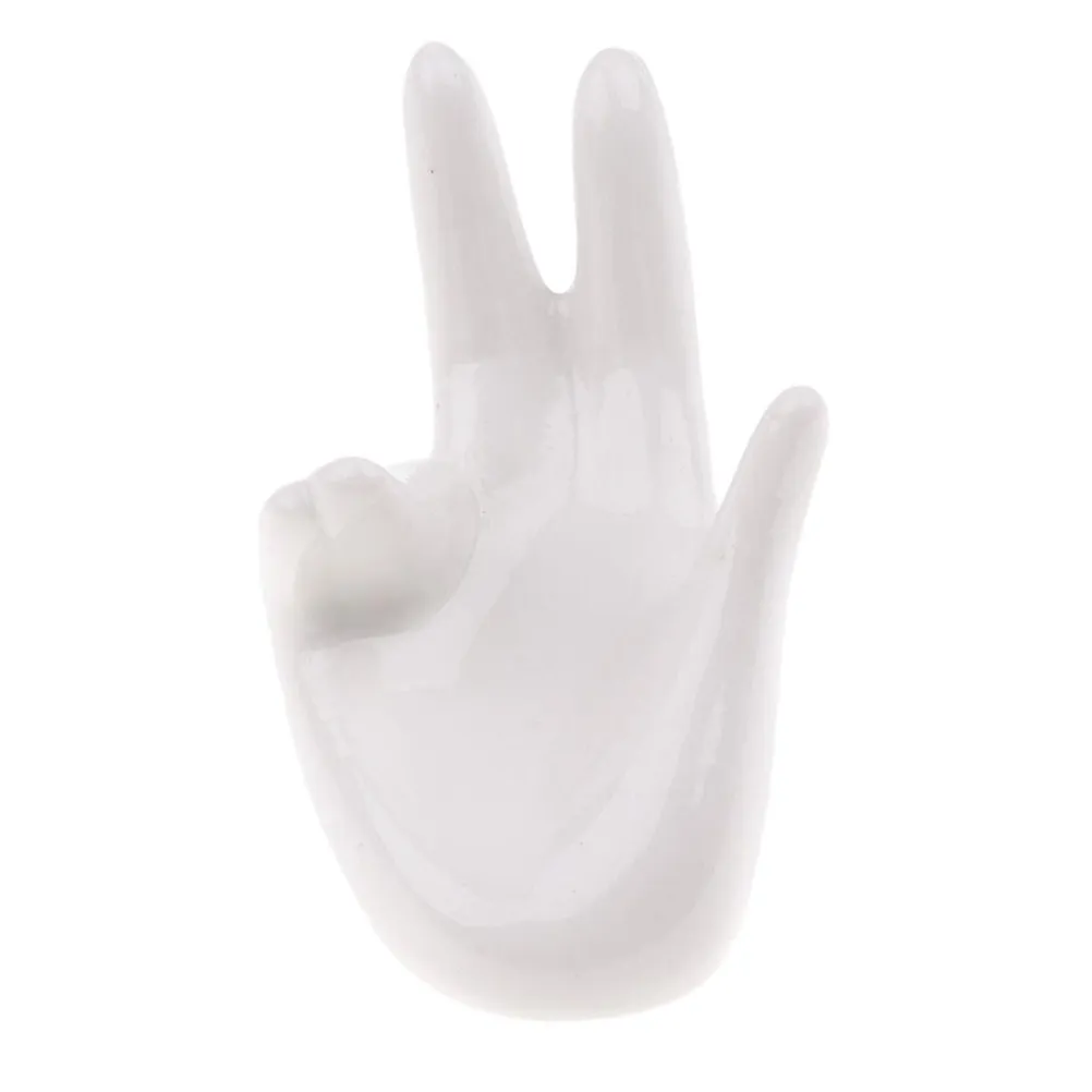 Ceramic Ocarina Display Accessories Hand Formed Holder for Flute Instrument Elegant Living Room Library Fireplace Credenza Music
