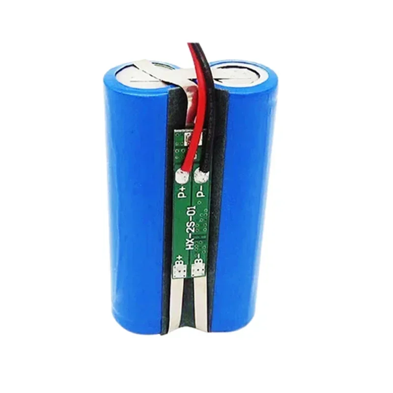 2S1P 18650 Rechargeable Lithium Battery Pack 7.4V 3500mAh Real Capacity Remote Control Toy Massager Air Purifier Built-in BMS