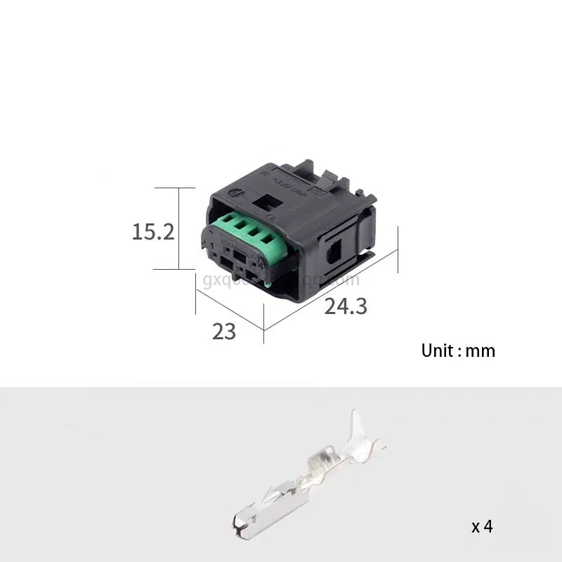 

Free Shipping 1-967640-3 10SETS SAMPLE 4PIN AMP Connector Car Electrical Wire Terminal