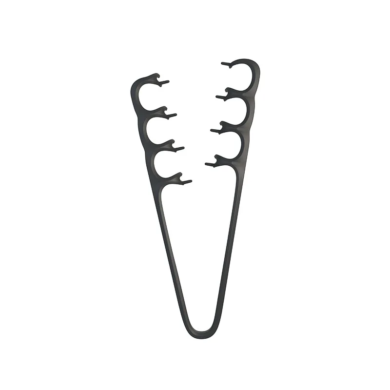 Volumegevende ontklittende haarborstel voor mannen, brede tanden, stylingtool voor krullend, golvend en alle haartypes, pluizige textuur, salon styling borstel