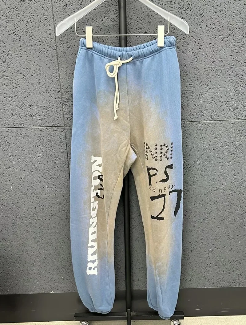 

RRR123 Casual Trousers 25SS Pants Washed Do Old Outdoor Autumn Breathable Fashion Men's And Women's Loose Sweatpants