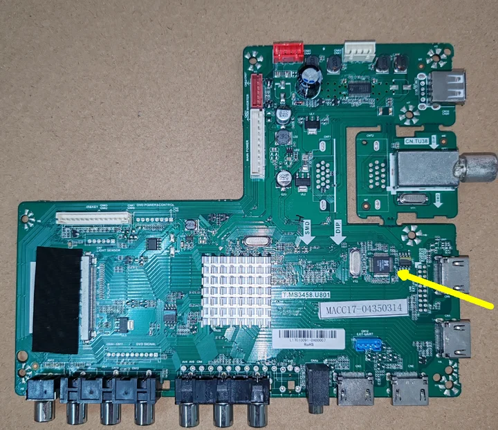 T.MS3458.U801  Physical photo verification interface and multiple IC chips