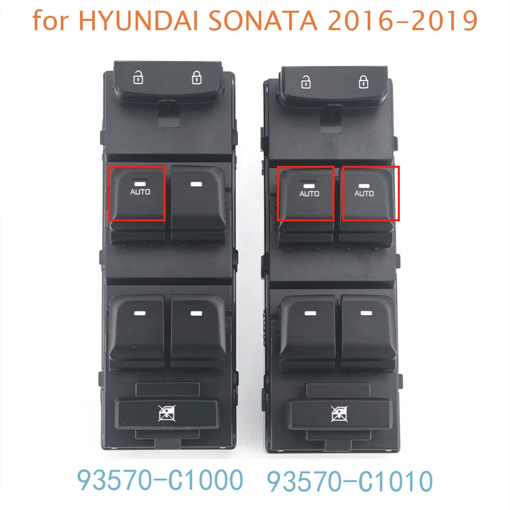 

93570C1000 93570C1010 Power Window Switch Master Button For HYUNDAI SONATA 2016 2017 2018 2019 Driver Door Power Window Switch