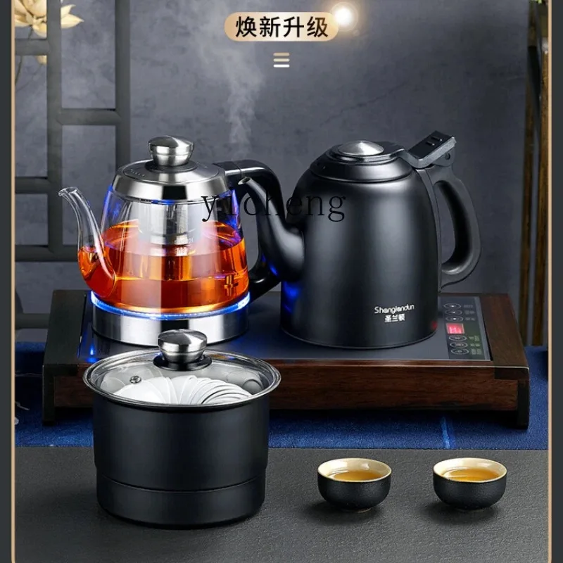 Dq-20 Bilateral Automatic Water Feeding Fast Kettle Tea Table Embedded Electric Heating Tea Stove