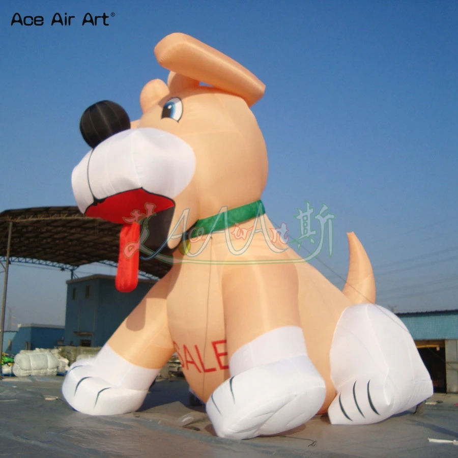 Hot Selling Item 3m High Inflatable Dog Replica  Inflatable Animal Model For Outdoor Promotion Decoration Made By Ace Air Art