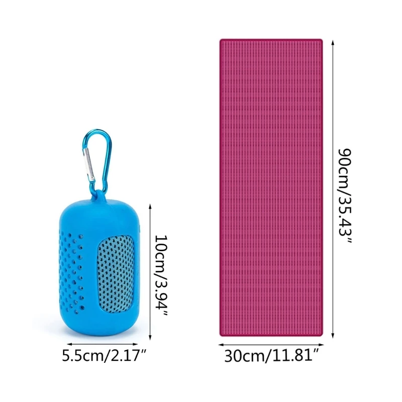 Toalla refrescante, toalla fría transpirable, toalla gimnasio, toalla helada para entrenamiento y correr