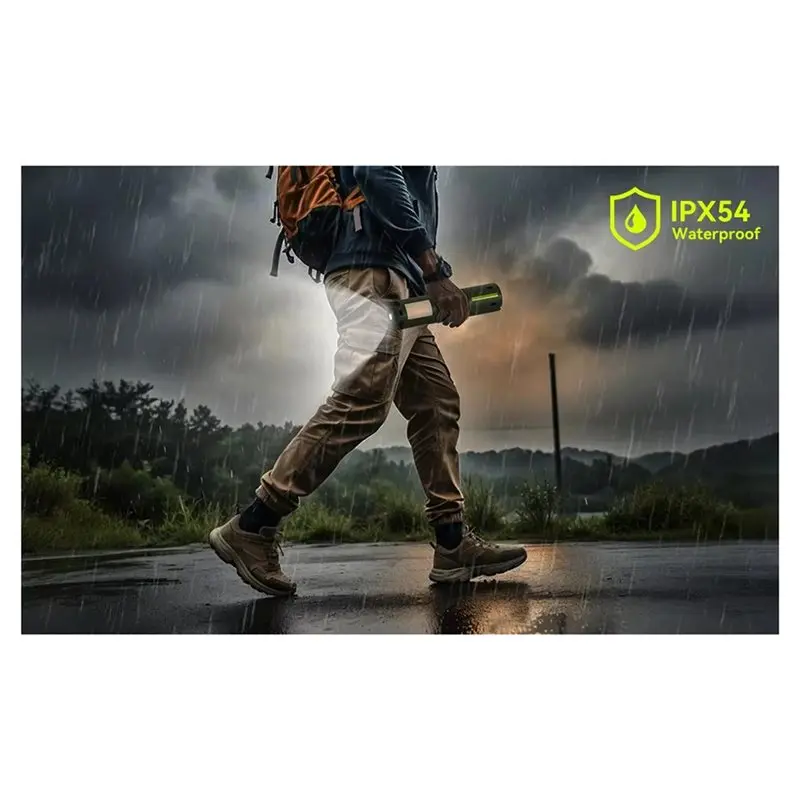 فانوس تخييم ABFI للأماكن الخارجية والمشي لمسافات طويلة مع بطارية 14000 مللي أمبير في الساعة، ضوء تصغير 6000LM، مغناطيسي، مقاوم للماء متعدد الأوضاع