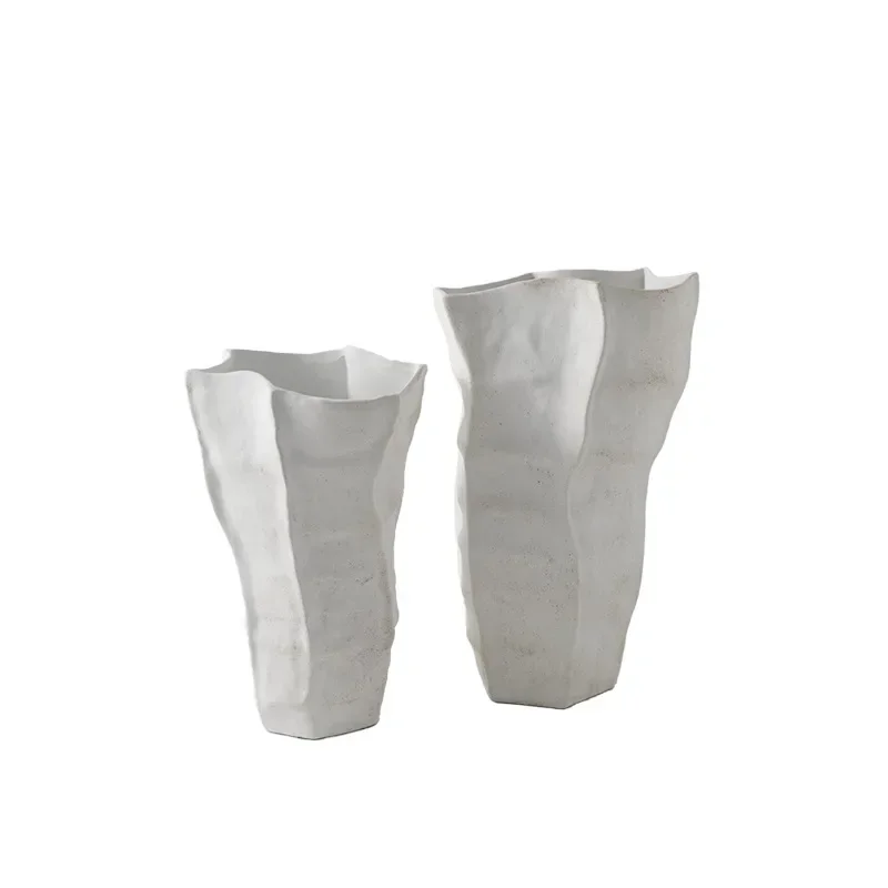 

Ceramic vase living room model room B & B Zen ornaments white flower ornaments