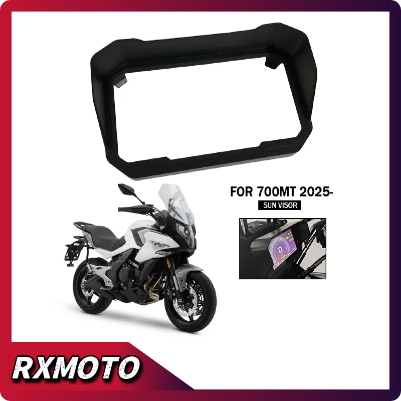 

New for CFMoto 700MT MT 700 2025 - Motorcycle Sun Visor Cover Instrument Screen Guard Protection Panel MT700