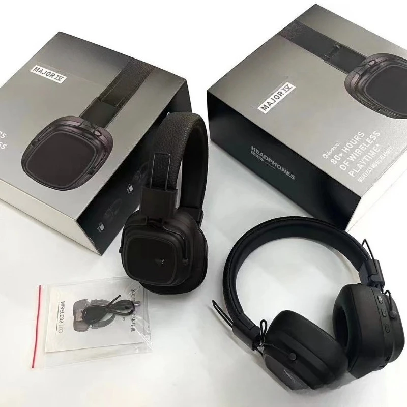 سماعات رأس لاسلكية جديدة من الجيل الرابع من MAJOR IX، وسماعات بلوتوث، وسماعات أذن للكمبيوتر، وميكروفون رياضي للجري