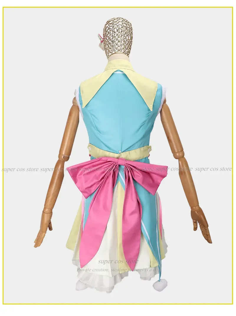 Project Sekai красочный сценический аниме Кусанаги Нене косплей костюм парик карнавал Хэллоуин Рождественская вечеринка одежда для женщин девочек