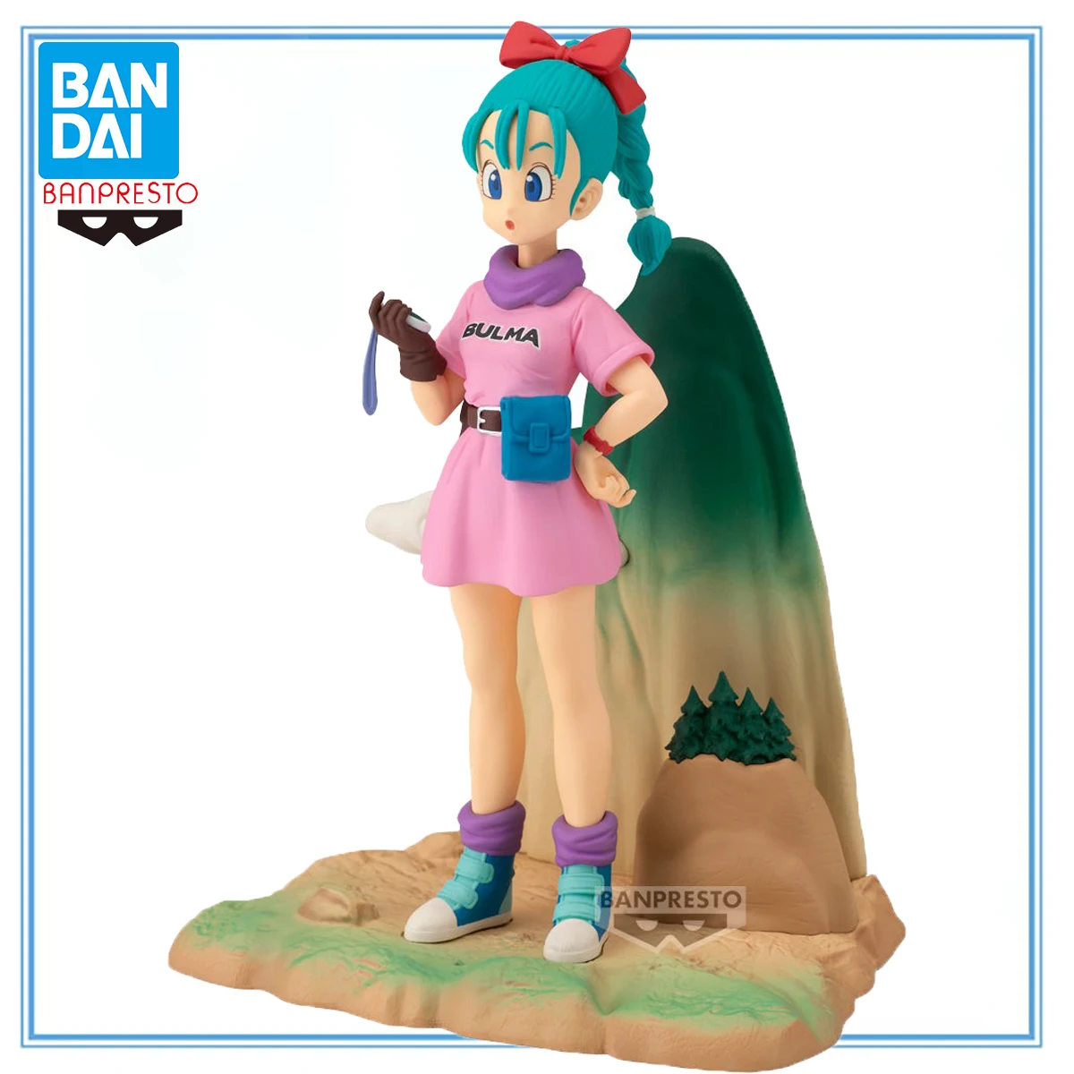 

Original Bandai Spirits BANPRESTO History Box Dragon Ball Bulma Anime Figure Collection Series Model Toys Garage Kit