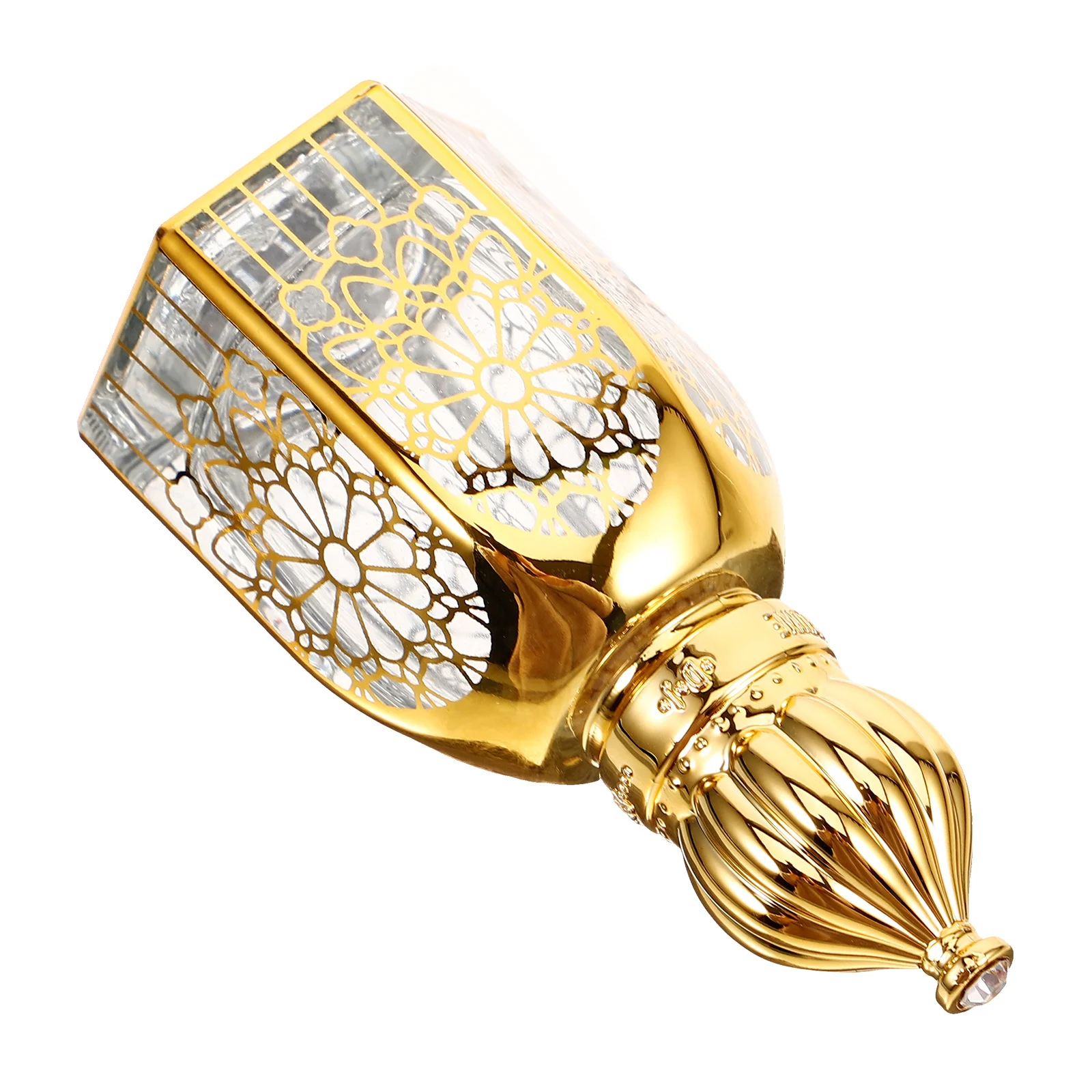 

15Ml Empty Perfume Bottle Roll On Essential Oil Sample Glass Container Portable Decorative Small Bottle For Fragrance