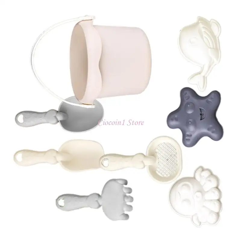 Y1UB Giocattolo da Gioco sulla Spiaggia Sabbia Giocattolo da Giardinaggio in Cortile Giocattolo Secchio Sabbia con Stampo