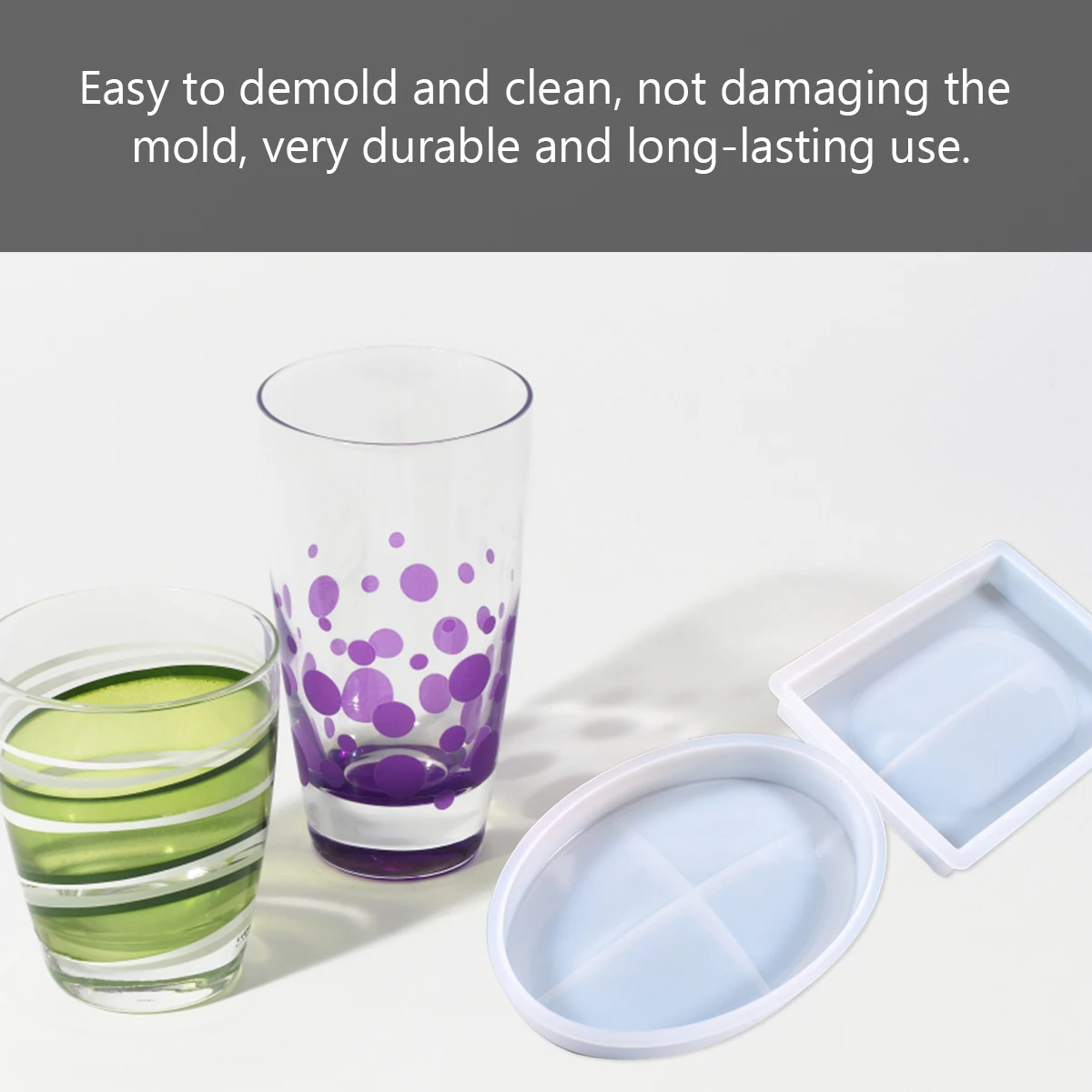 

2 Pcs Soap Box Mold for Making Bathroom Boxes Homemade Tray Holder Block Tableware