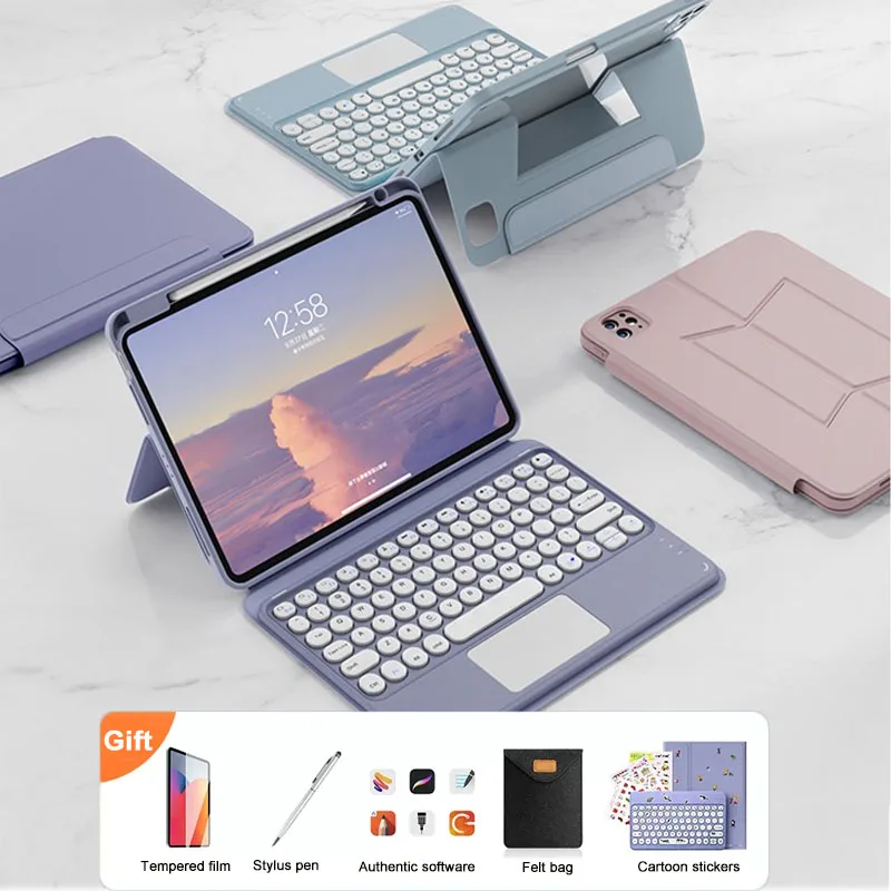 Wireless Magic Keyboard for Apple iPad Pro 11 Air 10.5 5 4 10.9 10.2 Air5 2022 2021 2020 Mini 6 Magnetic Case Keyboard Cover