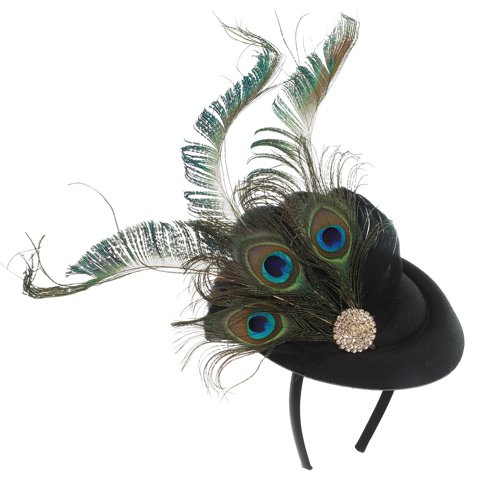 

Hair Accessories Bridal Headpiece Wedding Hat Fascinator Mesh Headb Fabric Headdress Tea Party Hairstyles Women Bride
