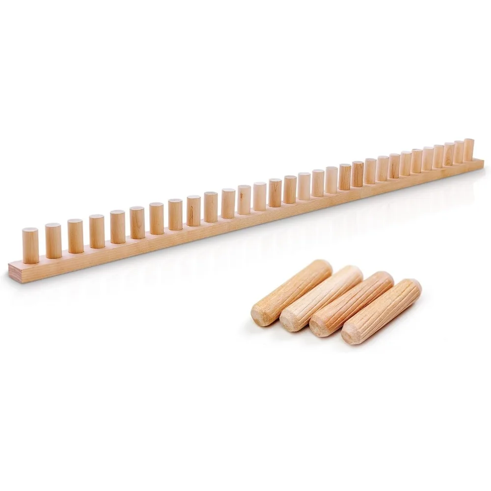 46" Wooden Loom Frame for DIY Throw Blankets Chunky Knit Blanket Kit – Adjustable Size Hand Knitting Kit – No Needles Required