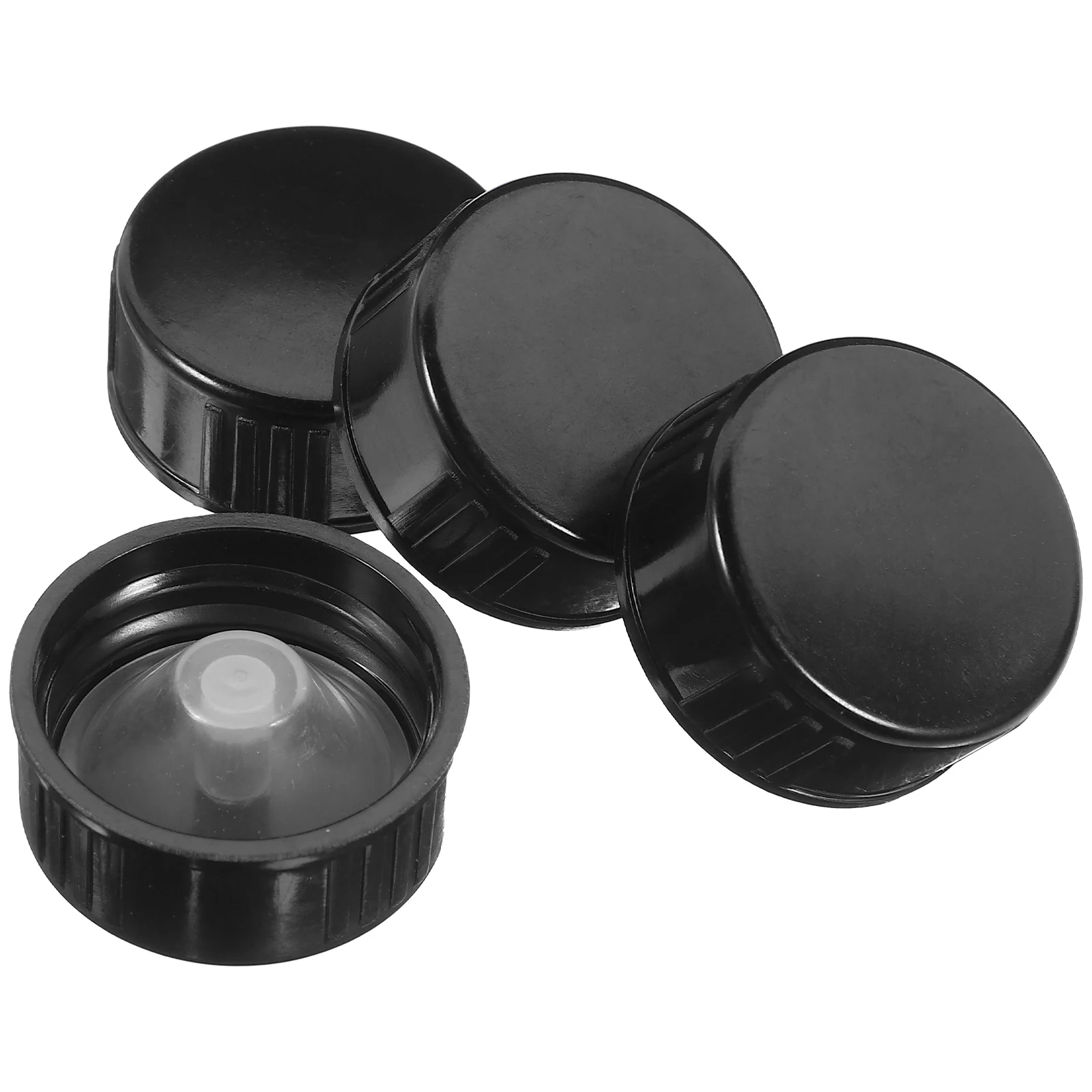 

4 Pcs Bottle Caps Cover Bottles with Conical Plastic Beverage Dispensing Control
