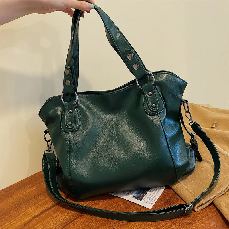 

High-quality Pu Leather Women's Large Capacity Bag 2026 New Versatile Crossbody Bag Casual Shoulder Bags for Women Designer
