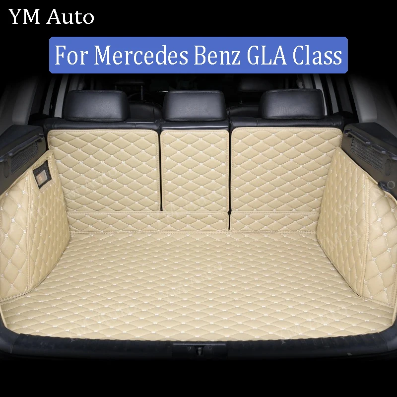 For Mercedes Benz GLA Class H2472013-2019 Car Trunk Mat Non‑Slip High Side Boot Rear Cargo Cover Carpet Pad