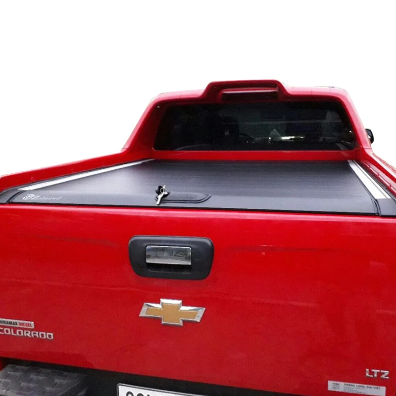 

Truck accessories pickup Aluminum roller shutter manual tonneau cover for Colorado