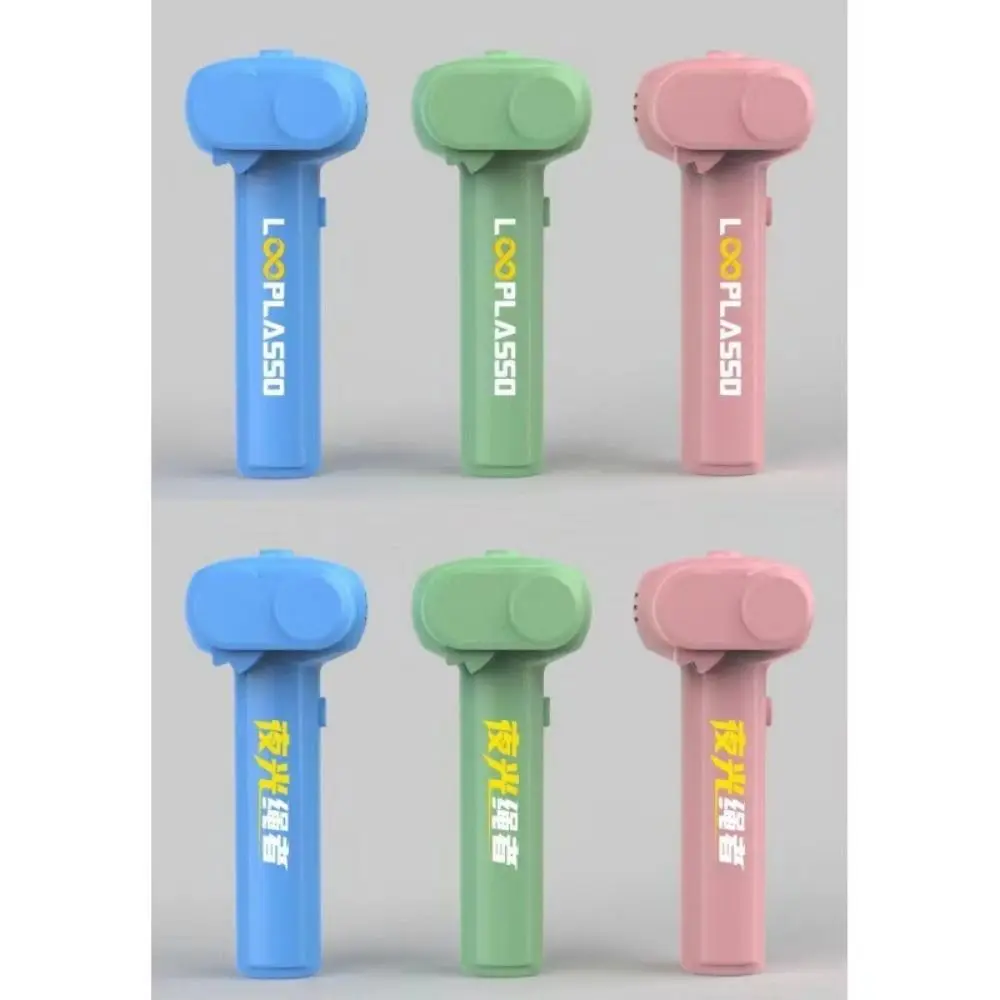Glow-in-the-Dark Rope Thruster Handheld Adjustable Speed Rope Launcher Toy Long-lasting Range Creative Rope Propeller