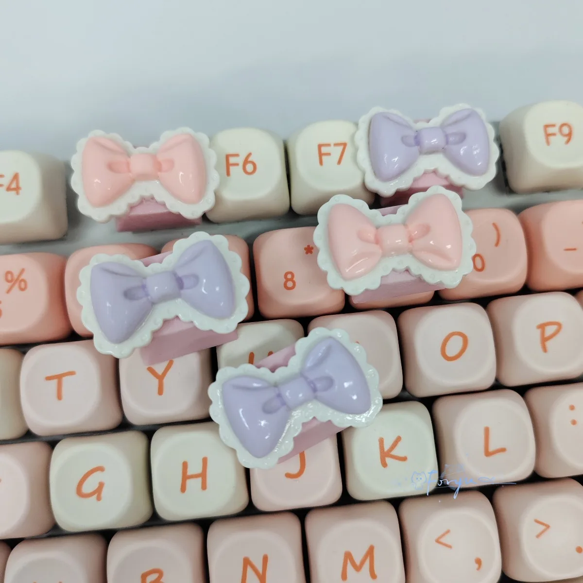 

ESC игровой колпачок с бантом, милые сменные колпачки для ключей «сделай сам» для MX Switch, механическая клавиатура, офисные игровые аксессуары, подарок другу