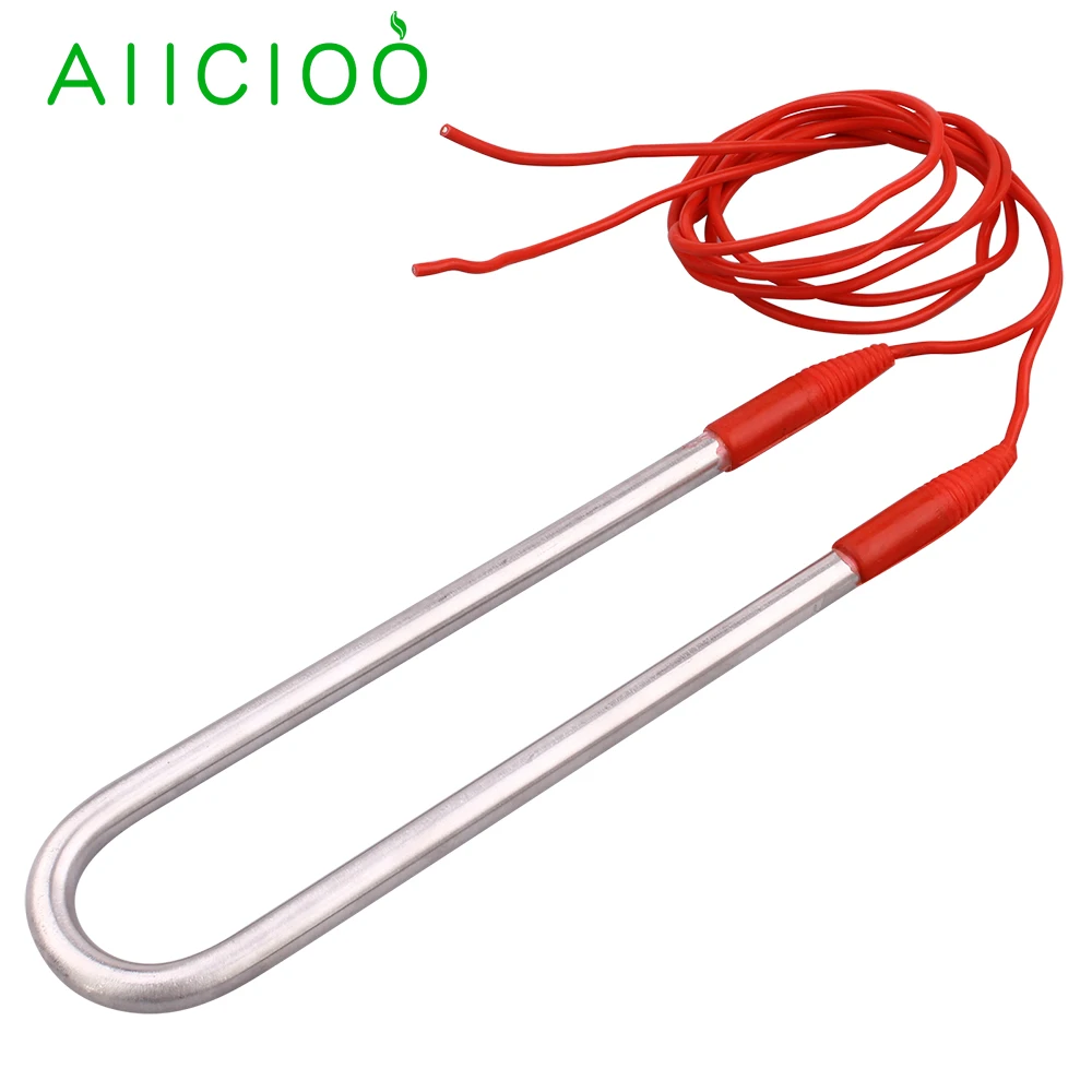 DC U Type Immersed Heater Resistance for Water Heat 24v SUS304 Electirc Tubular Heating Element with 1m Wire 200w 300w 400w 500w