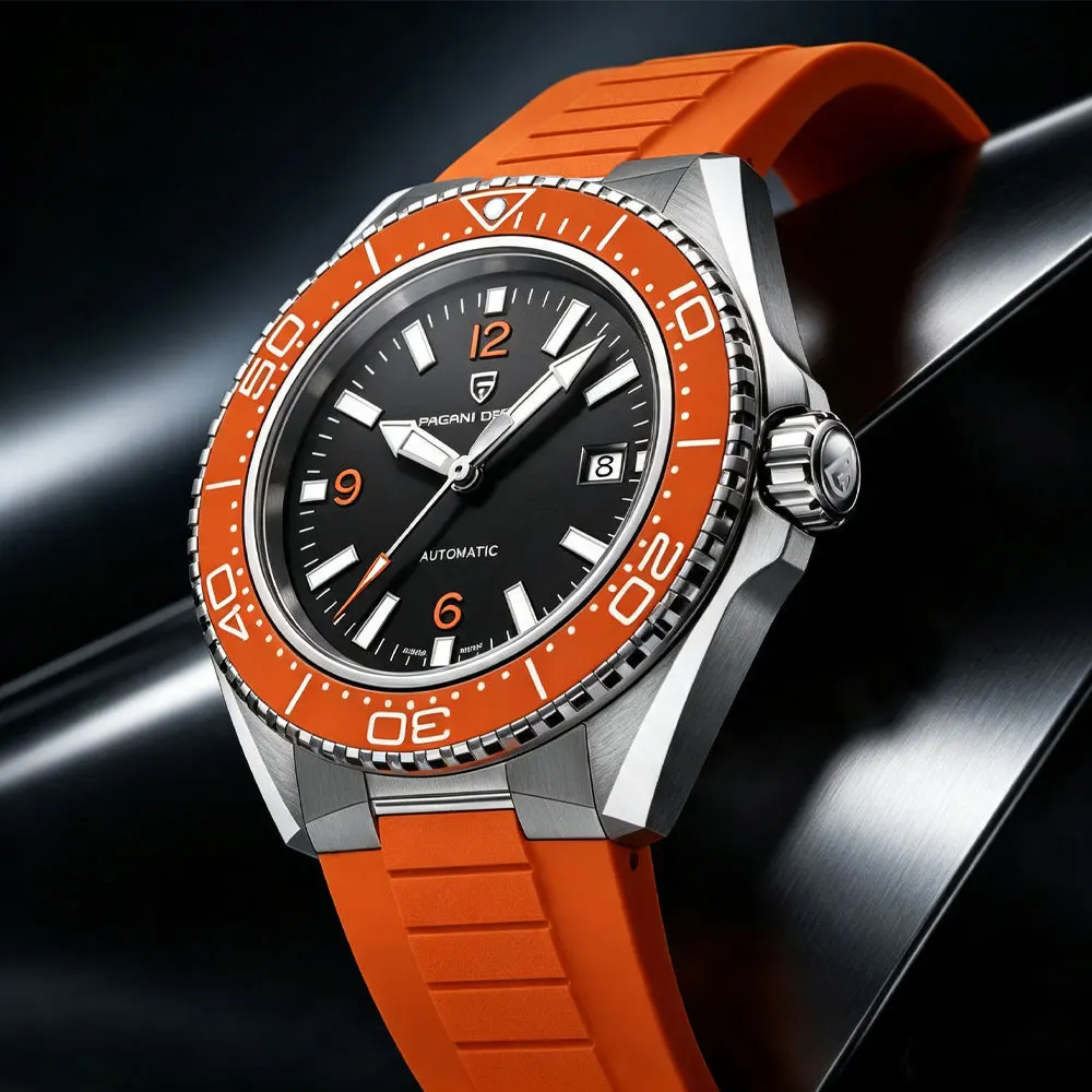 Watch for Man PAGANI DESIGN Mechanical Watch Sapphire Glass 10Bar Waterproof Men Watch Top Brand Ceramic bezel Automatic Watches